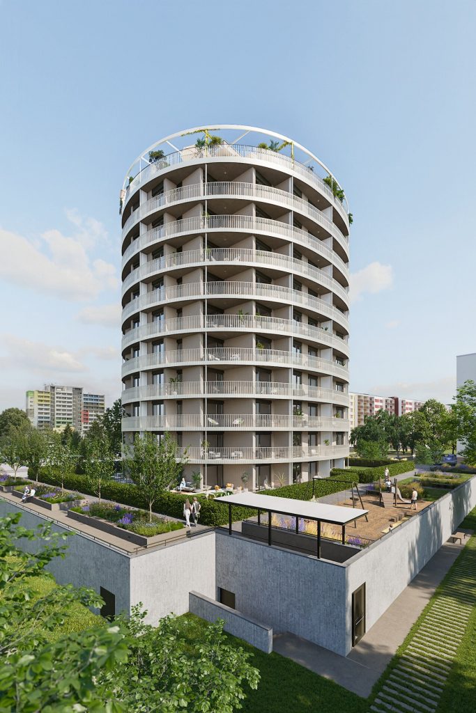 Dům Zanzara v panoramatu Komárova